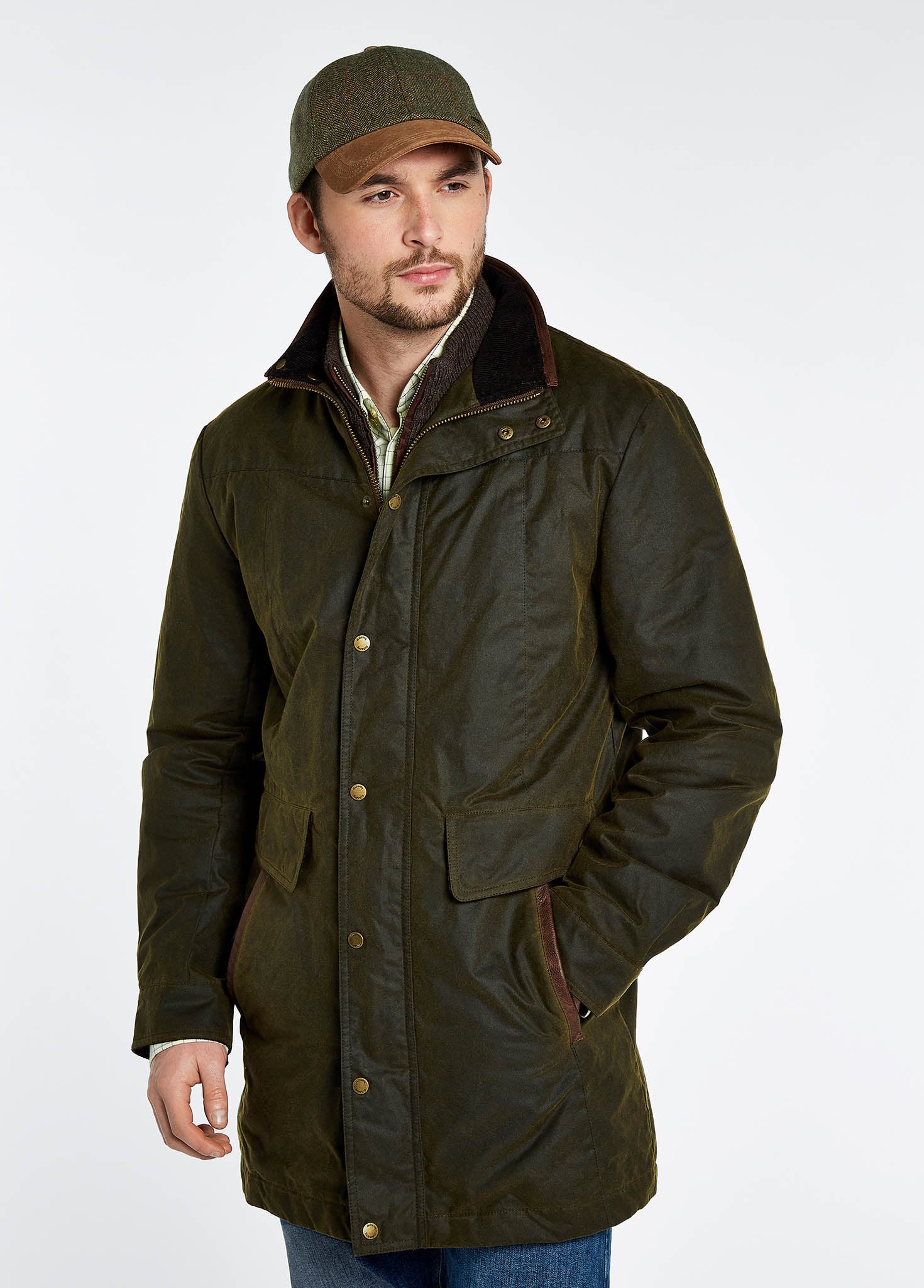 Chalkhill Wax Jacket - Olive - Image 4