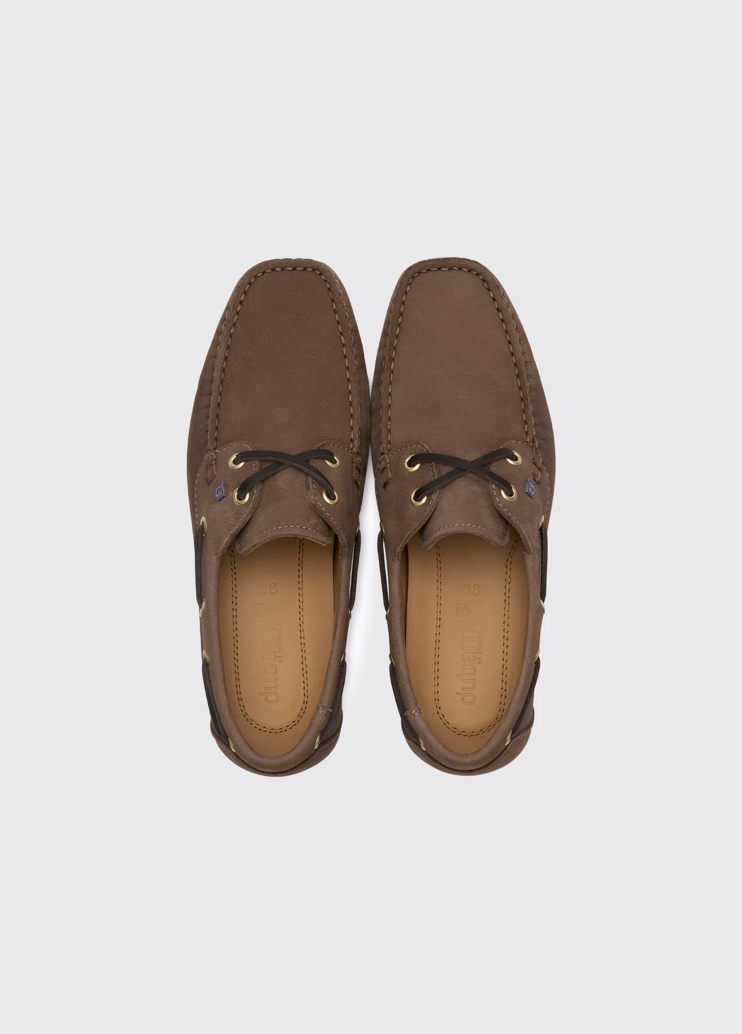 Neptune Ladies Soft Leather Deck Shoe - Café - Image 5