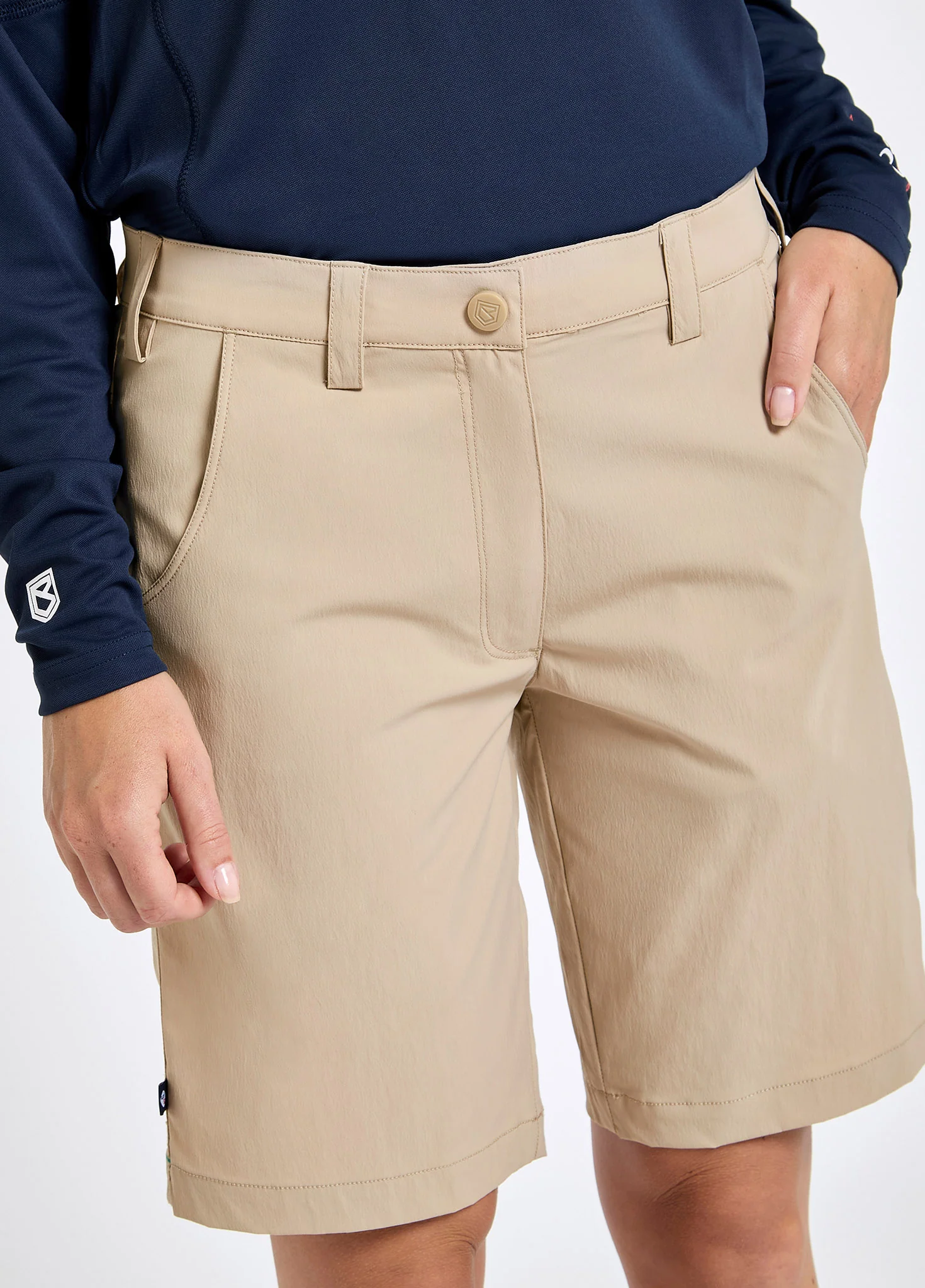 Nice Women's Crew Shorts - Sand - Image 5