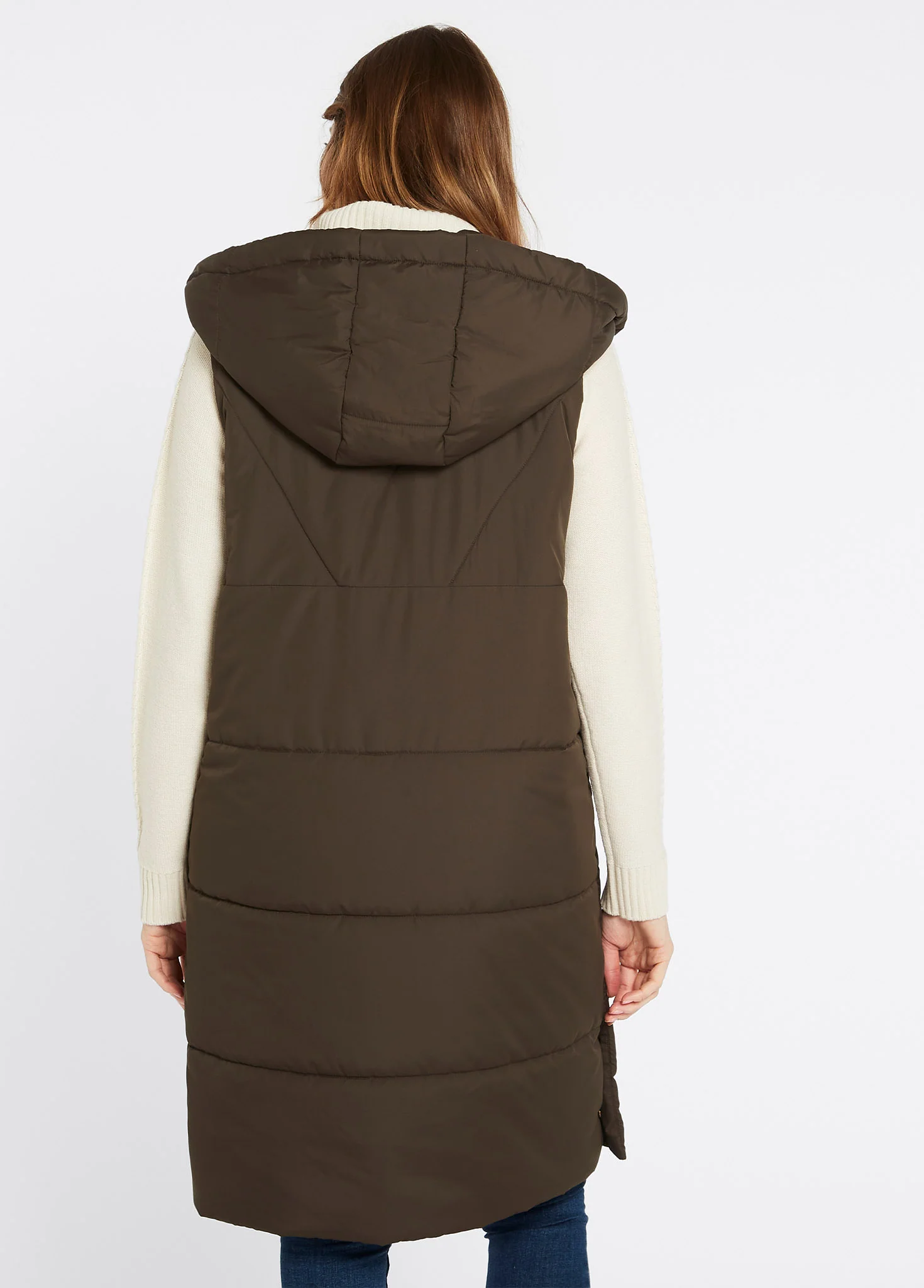 Ryan Women’s Hooded Gilet - Olive - Image 5