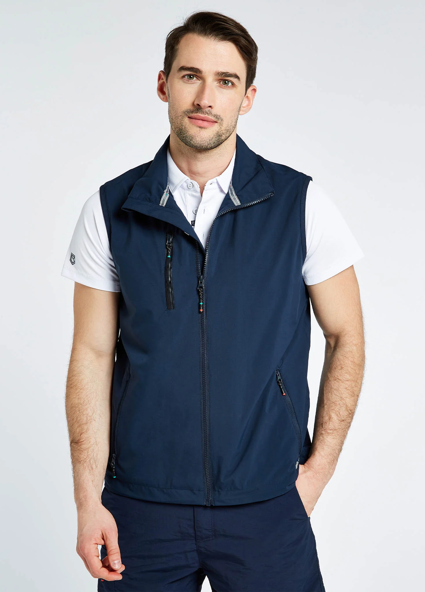Lanzarote Mens Tech Gilet - Navy - Image 3
