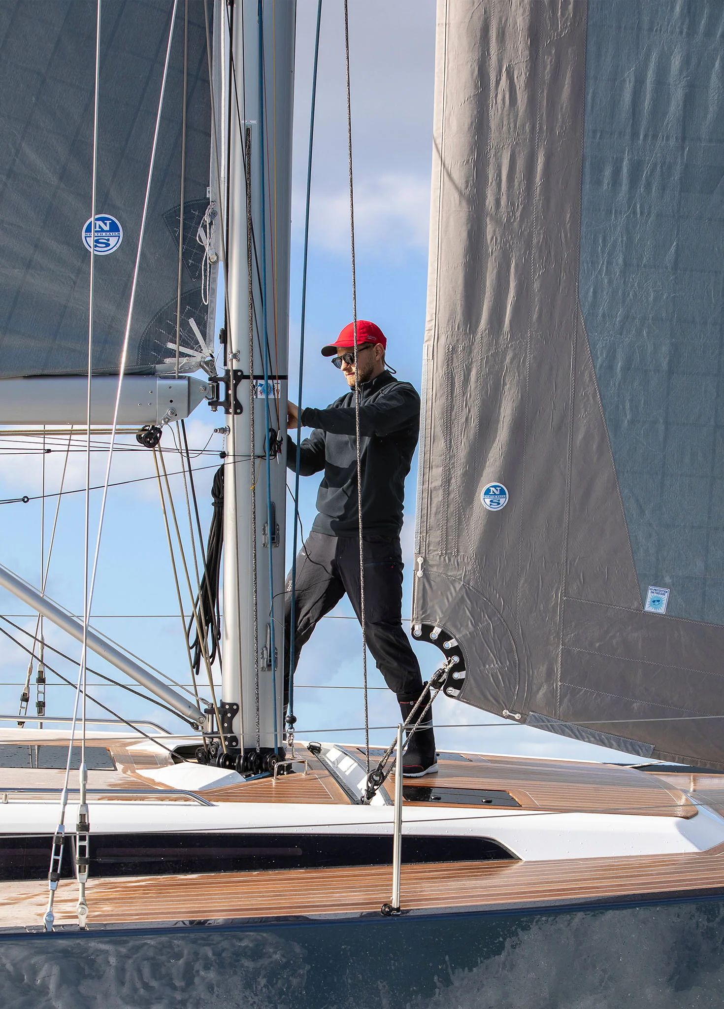 Valencia Mens Quarter-zip Fleece - Graphite - Image 3